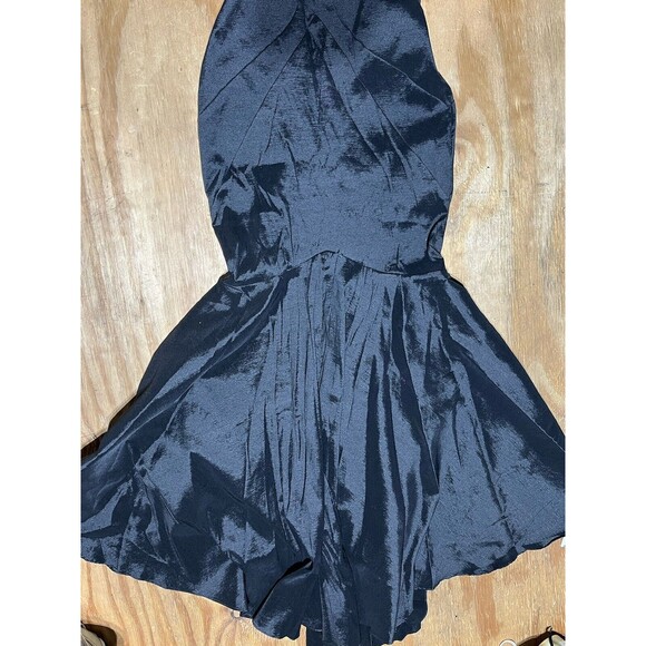 Escape Evening Gown Black Women 12 Zip Shoulder Split @j - Picture 6 of 14